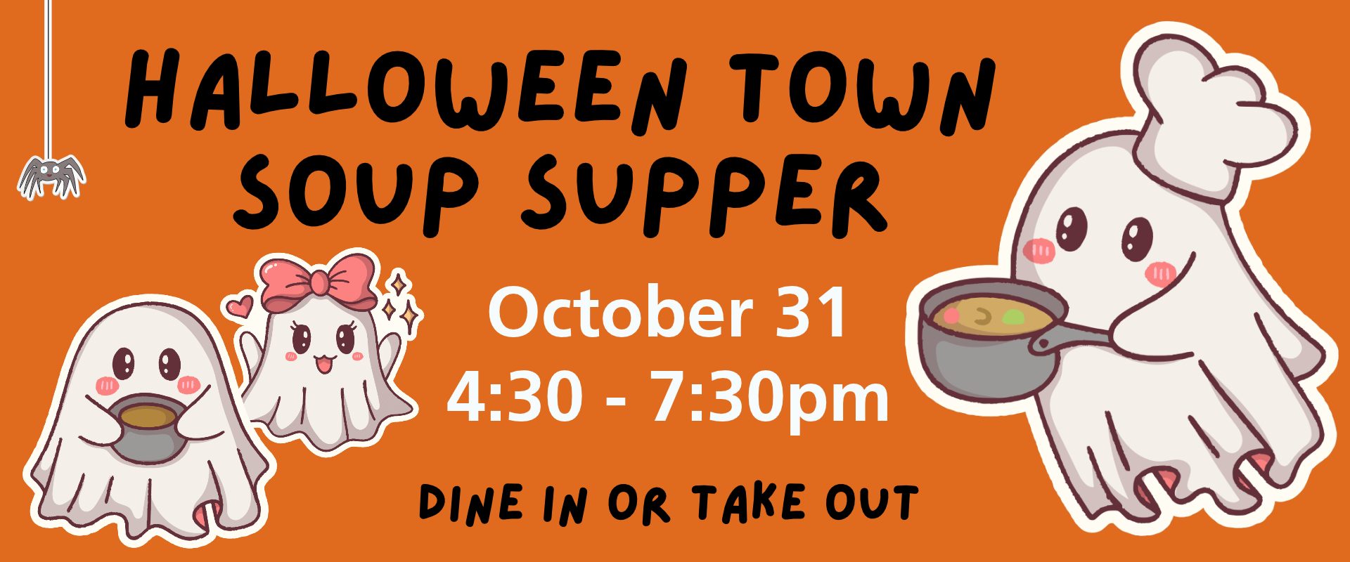 Halloween Town Soup Supper graphic